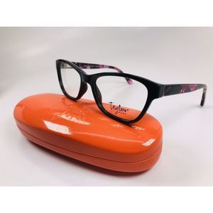 NEW Taylor Eyes Black JUICE Eyeglasses 51mm with Case
